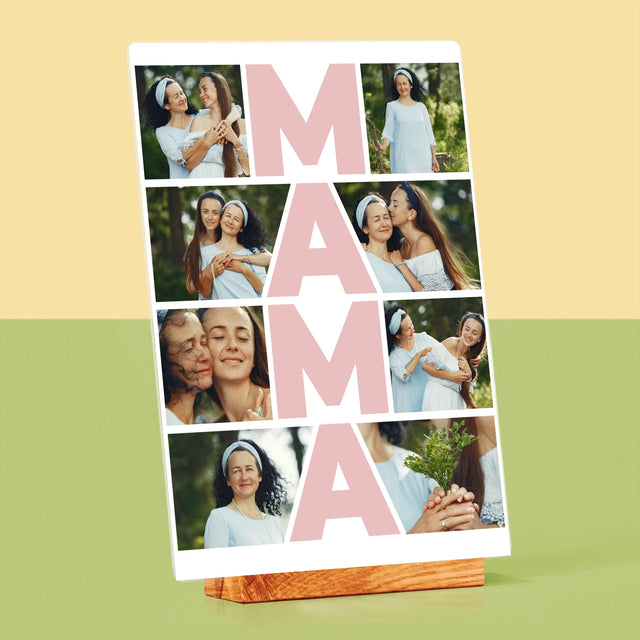 Fotocollage: Mama Collage - Afdruk Op Acrylglas (Verticaal)