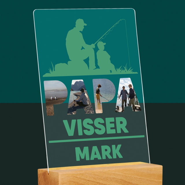 Woord Van Foto'S: Papa Visser - Afdruk Op Acrylglas (Verticaal)