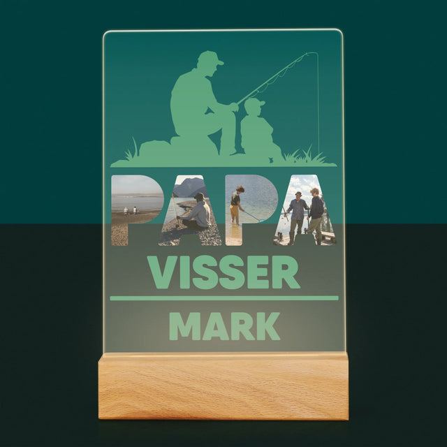 Woord Van Foto'S: Papa Visser - Afdruk Op Acrylglas (Verticaal)