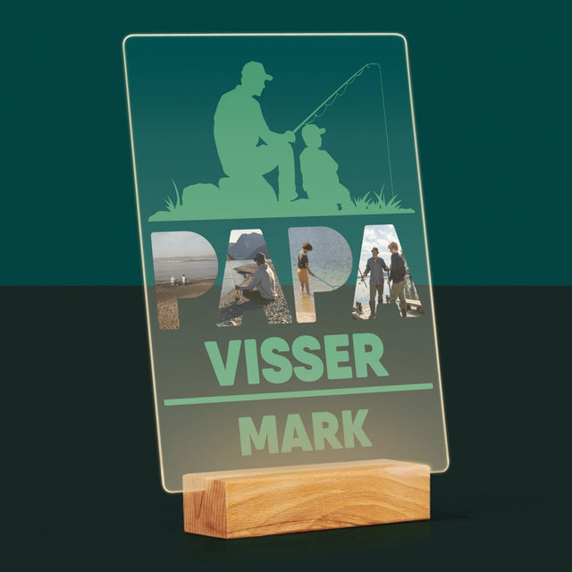 Woord Van Foto'S: Papa Visser - Afdruk Op Acrylglas (Verticaal)