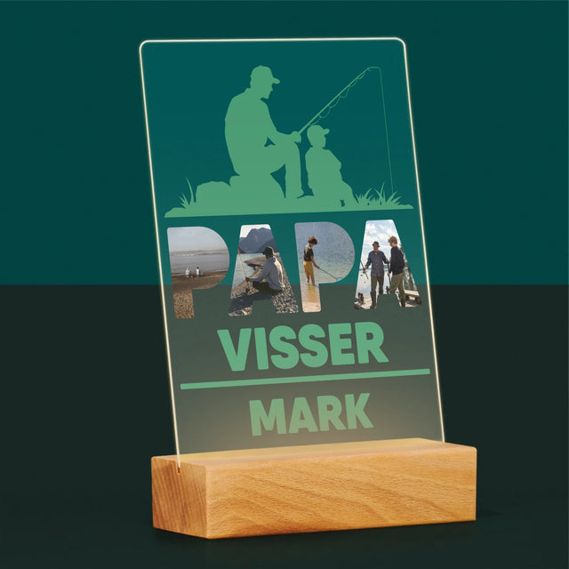 Woord Van Foto'S: Papa Visser - Afdruk Op Acrylglas (Verticaal)