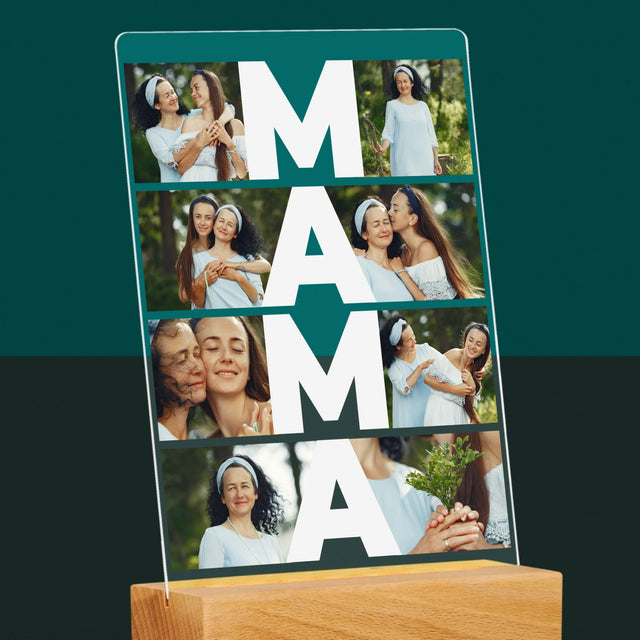 Fotocollage: Mama Collage - Afdruk Op Acrylglas (Verticaal)