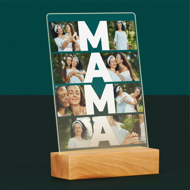 Fotocollage: Mama Collage - Afdruk Op Acrylglas (Verticaal)