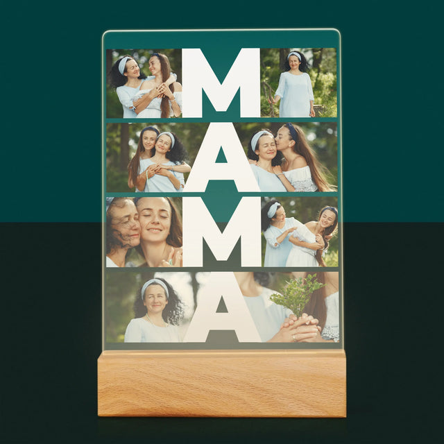 Fotocollage: Mama Collage - Afdruk Op Acrylglas (Verticaal)