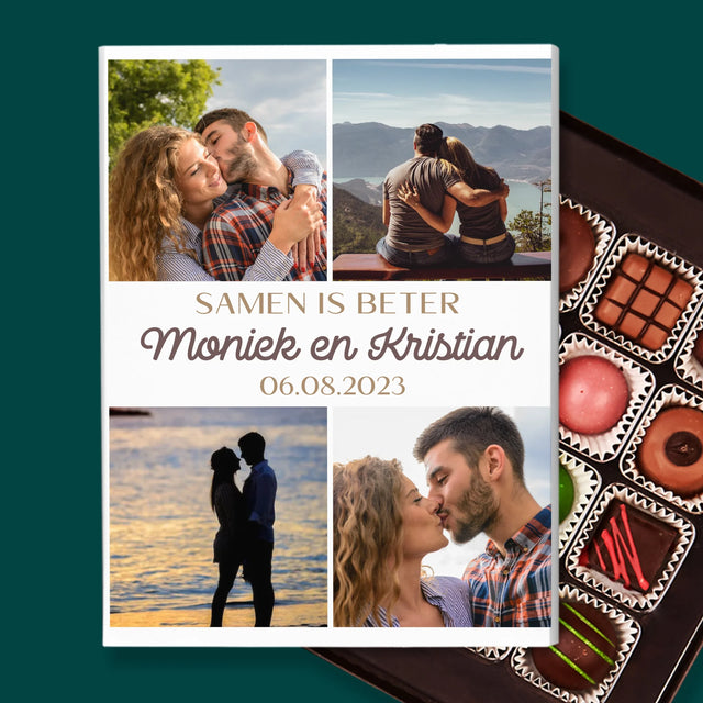 Fotocollage: Samen Is Beter - Pralines