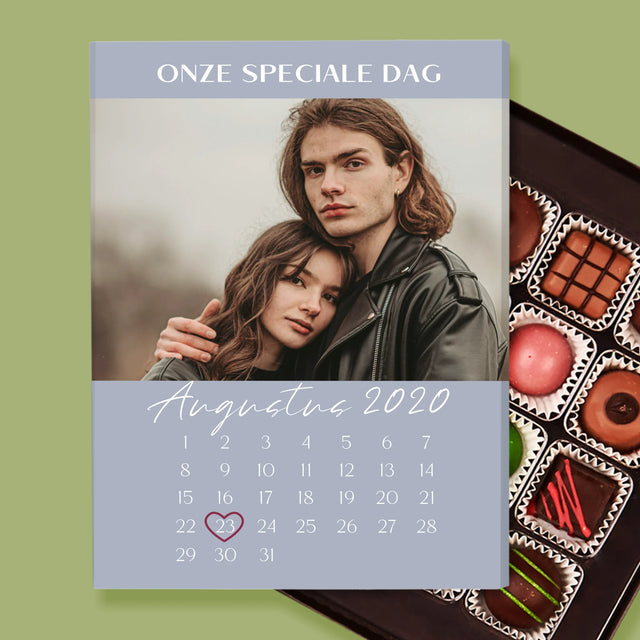 Foto En Handtekening: Onze Speciale Dag - Pralines
