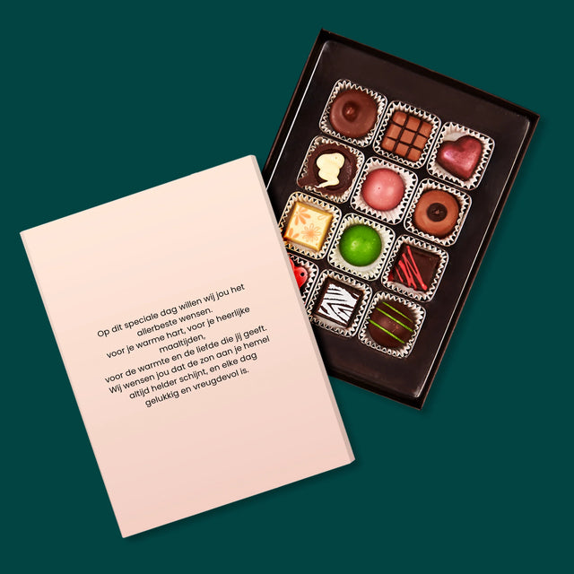 Foto En Handtekening: Mama Wij Houden Van Jou - Pralines