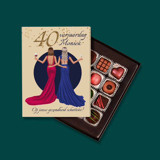 Karakter Schepper: 40E Verjaardag, Vriendin - Pralines