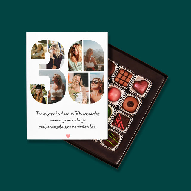 Fotocollage: 30E Verjaardag Wensen - Pralines