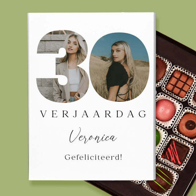 Woord Van Foto'S: 30E Verjaardag Handtekening - Pralines