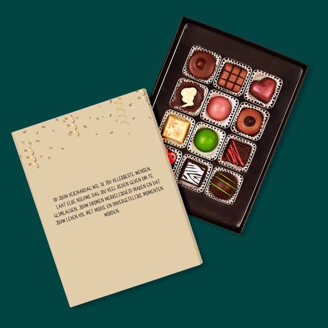 Karakter Schepper: 40E Verjaardag, Vriendin - Pralines