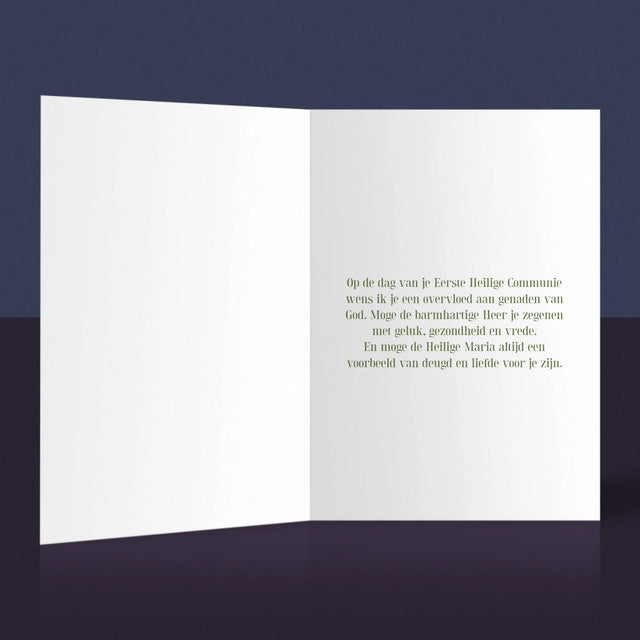 Foto En Handtekening: Ter Herdenking Van Eerste Heilige Communie - Wenskaart