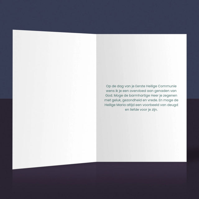 Foto En Handtekening: Eerste Heilige Communie - Wenskaart