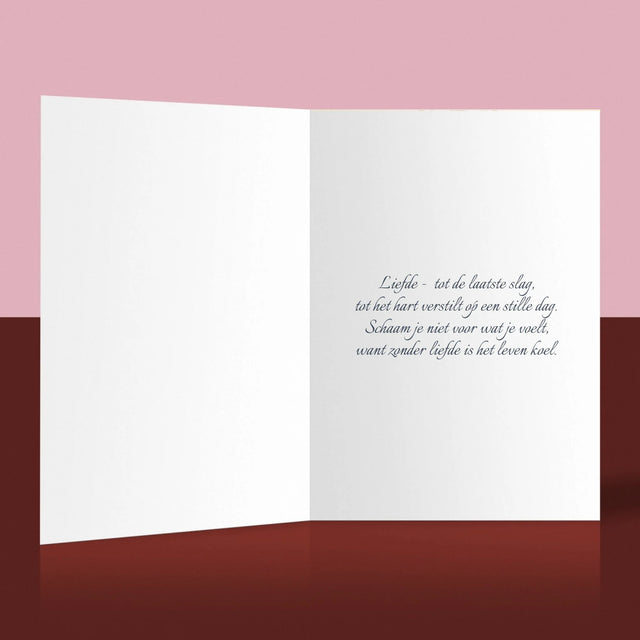 Woord Van Foto'S: 40Ste Huwelijksverjaardag - Wenskaart