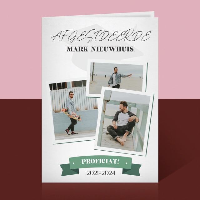 Omslag Van Tijdschrift: Afgestudeerde - Wenskaart