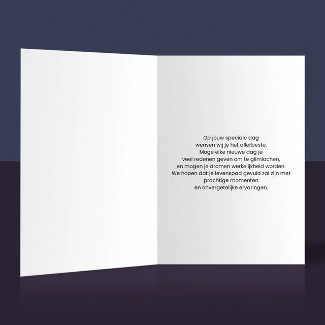 Foto En Handtekening: Brak - Wenskaart