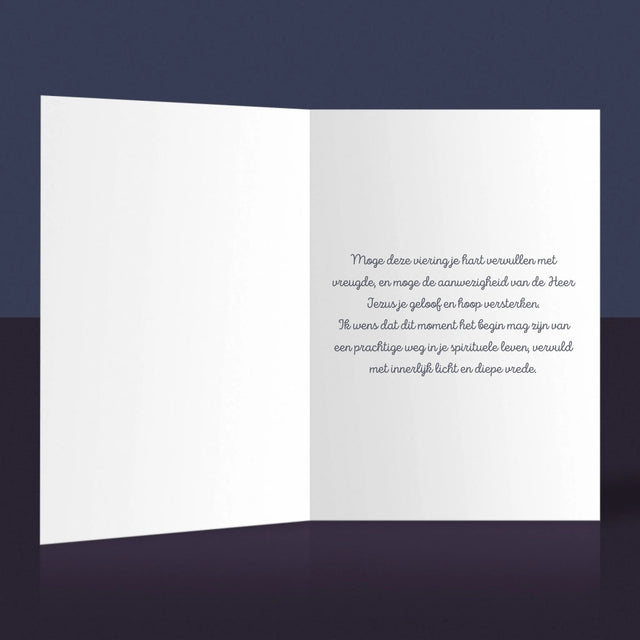 Foto En Handtekening: Voor Petekind - Wenskaart