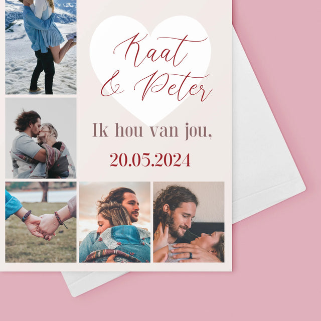 Fotocollage: Wij Hebben Alles, Omdat Wij Elkaar Hebben - Wenskaart