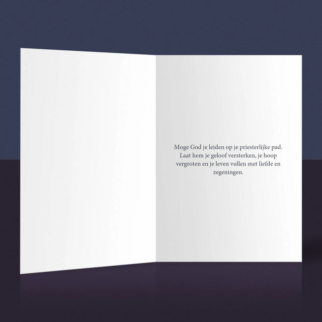 Naam En Handtekening : Genadevolle Priester - Wenskaart