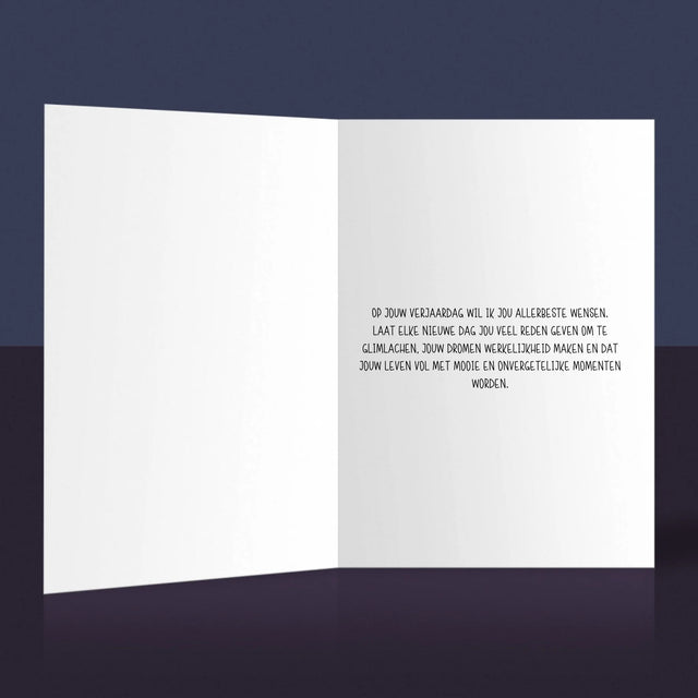 Karakter Schepper: 40E Verjaardag, Vriendin - Wenskaart