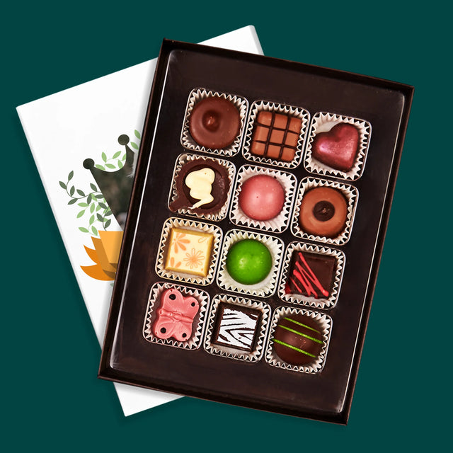 Foto En Handtekening: Koningin Oma - Pralines