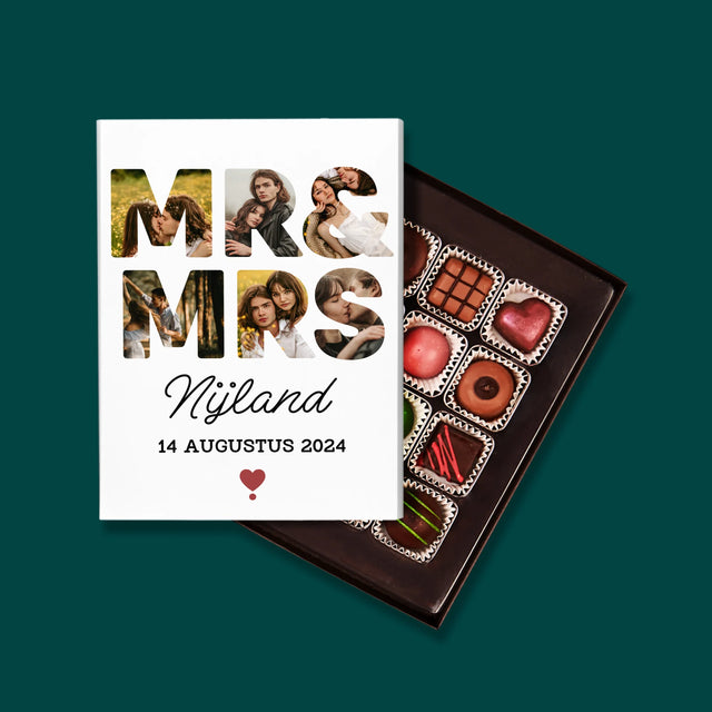 Woord Van Foto'S: Mr&Mrs - Pralines