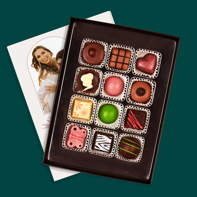 Fotocollage: Op De Trouwdag - Pralines