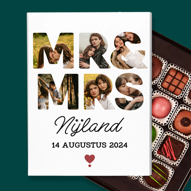 Woord Van Foto'S: Mr&Mrs - Pralines