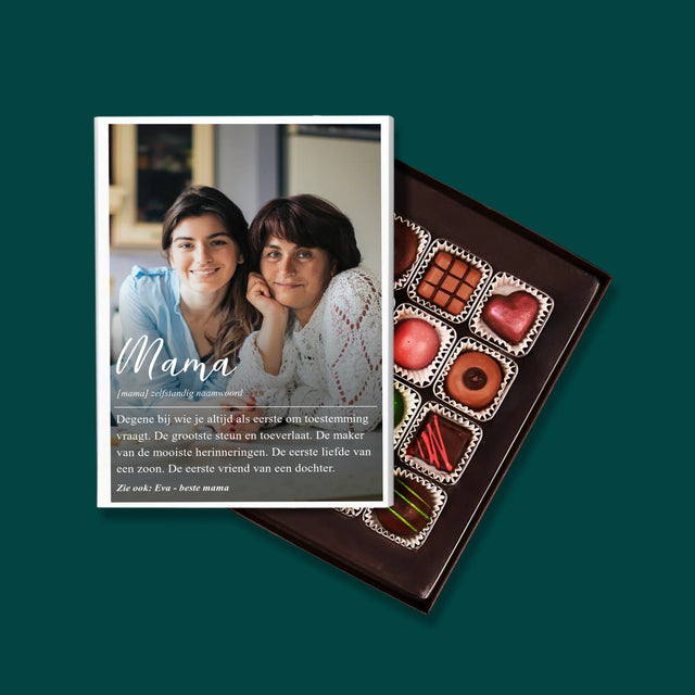 Foto En Handtekening: Mama Definitie - Pralines