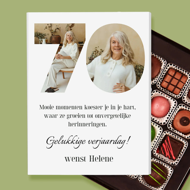Woord Van Foto'S: 70E Verjaardag - Pralines