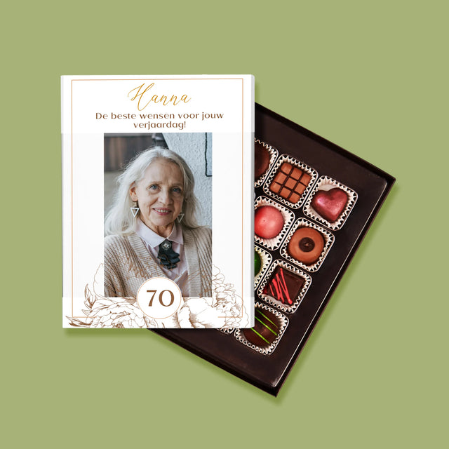 Foto En Handtekening: 70E Verjaardag - Pralines