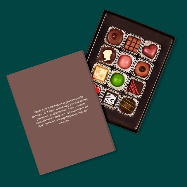 Fotocollage: Getuigschrift Van Voorbeeldige Papa - Pralines