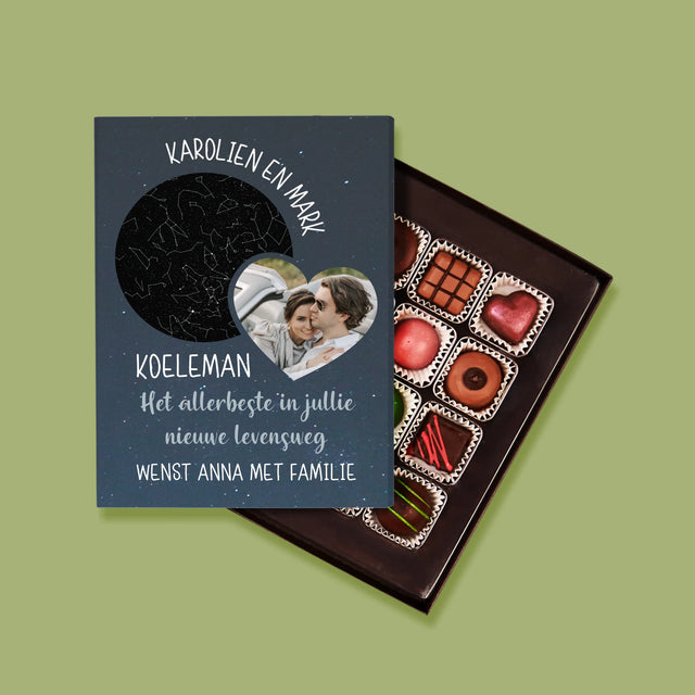 Starrenkaart: Nieuwe Levensweg, Trouw - Pralines