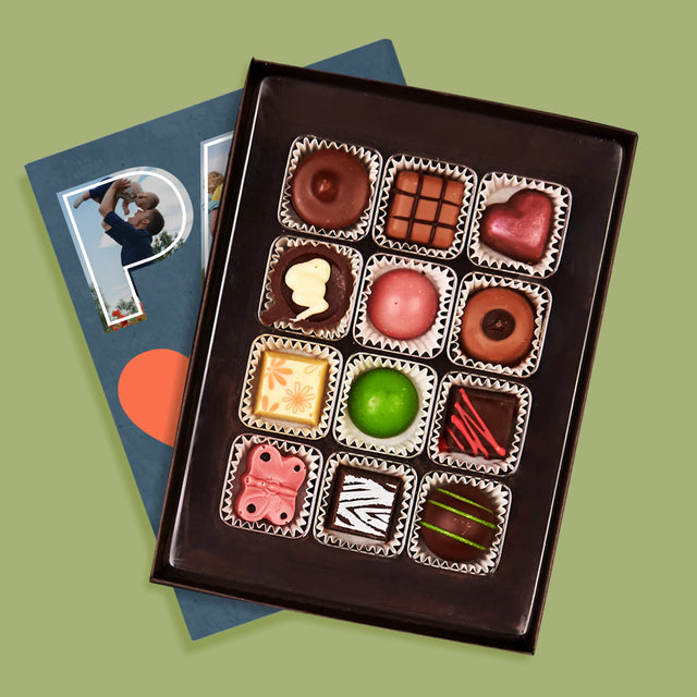 Fotocollage: Papa Is De Beste - Pralines