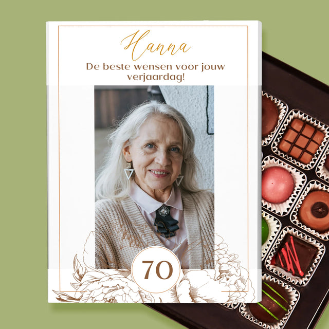 Foto En Handtekening: 70E Verjaardag - Pralines