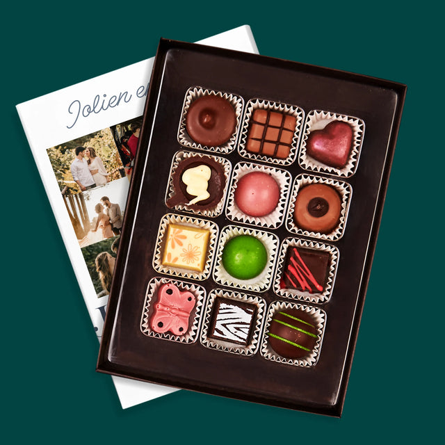 Fotocollage: 5 Jaar Samen - Pralines