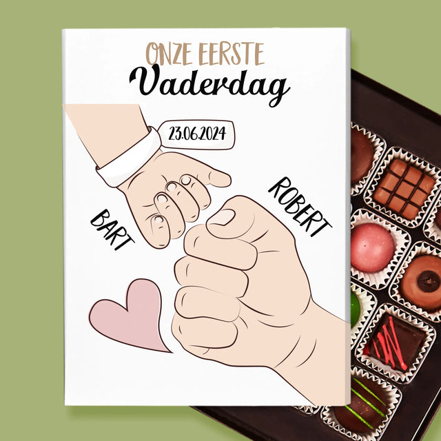 Naam En Handtekening : Eerste Vaderdag Samen - Pralines