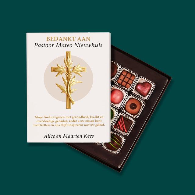 Naam En Handtekening : Bedankt Aan Pastoor - Pralines