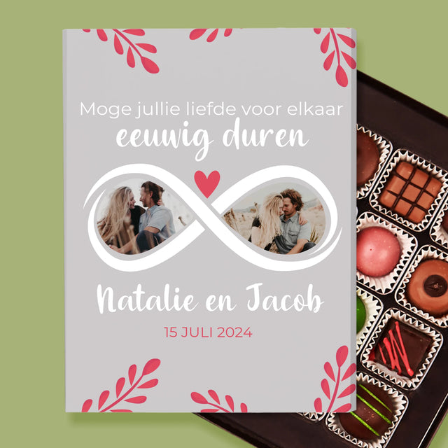 Fotocollage: Moge Jullie Liefde Voor Elkaar Eeuwig Duren - Pralines