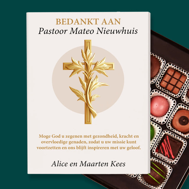 Naam En Handtekening : Bedankt Aan Pastoor - Pralines