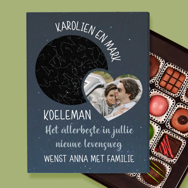 Starrenkaart: Nieuwe Levensweg, Trouw - Pralines