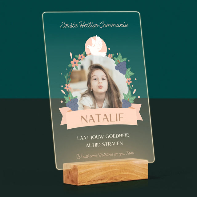 Foto En Handtekening: Commuie, Goedheid - Afdruk Op Acrylglas (Verticaal)