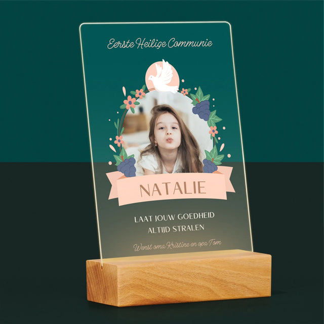 Foto En Handtekening: Commuie, Goedheid - Afdruk Op Acrylglas (Verticaal)