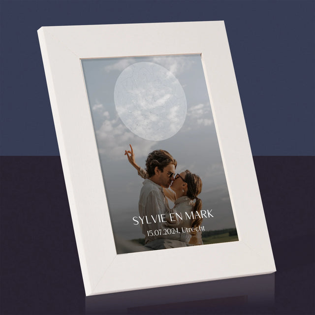 Starrenkaart: Bruiloft - Fotokader (Horziontaal)