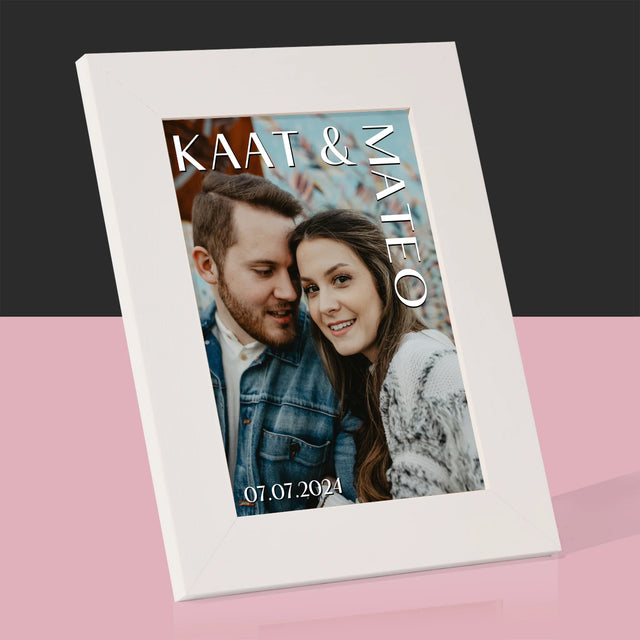 Foto En Handtekening: Namen, Trouw - Fotokader (Horziontaal)