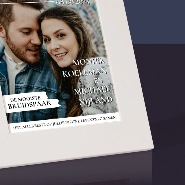 Omslag Van Tijdschrift: De Mooiste Trouw - Fotokader (Horziontaal)