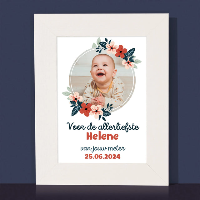 Foto En Handtekening: Voor Petekind - Fotokader (Horziontaal)