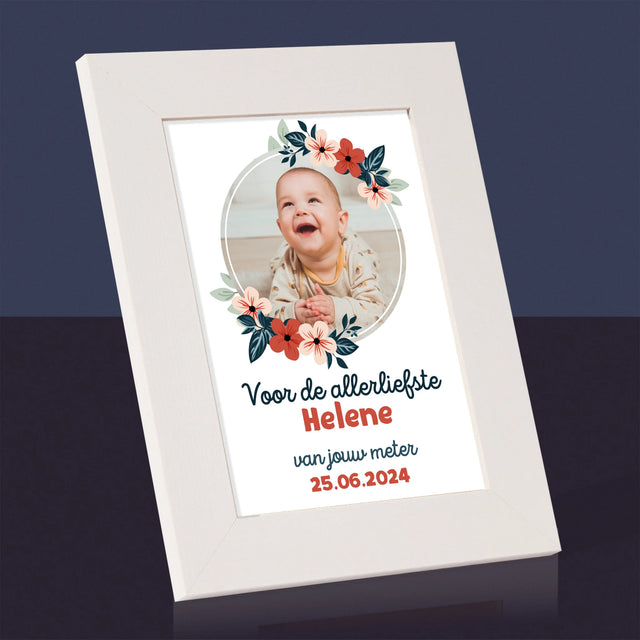 Foto En Handtekening: Voor Petekind - Fotokader (Horziontaal)