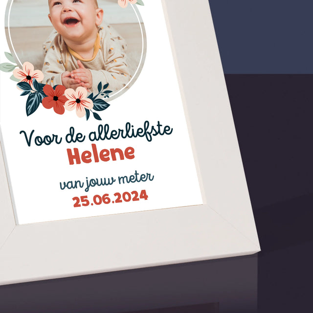 Foto En Handtekening: Voor Petekind - Fotokader (Horziontaal)