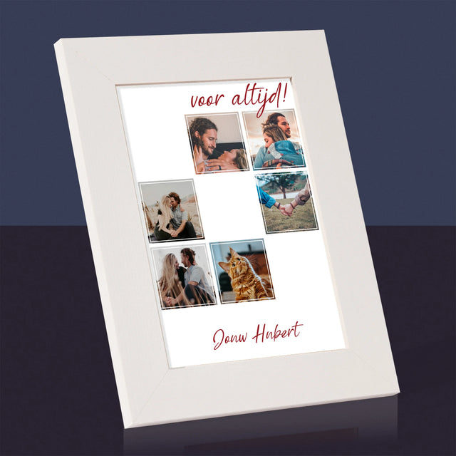 Fotocollage: Samen Voor Altijd - Fotokader (Horziontaal)